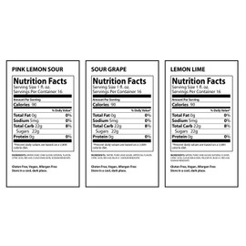 SNOWIE - Premium Shaved Ice Snow Cone Syrup Ready To Use 3 pack (Sour Pack)