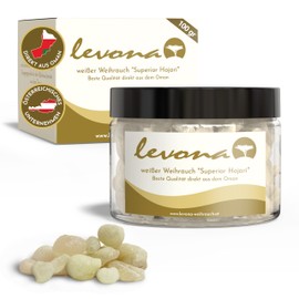 Levona Incense Oman 100 g [Natural Incense] Boswellia Sacra Incense for Smoking White Al-Hojari Incense Oman for Incense Burner Frankincense Resin for Smoking Luban
