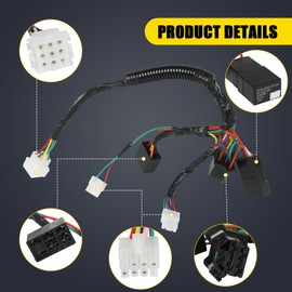 925-06129 Dash Ignition Wire Harness Includes Relay Machines with PTO Clutch Compatible with Cub Cadet XT1 XT2 GT LT ST LX Troy-Bilt Super Bronco MTD Yard Machines Ryobi Craftsman G8000 T8000 Series