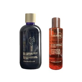 TERRAMAR | Kit capilar cuidado y protección del color | Shampoo Matizador 250 ml + Oleo protector del color de 98 ml