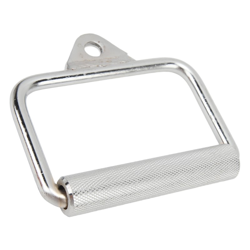 Cable Machine Handle Steel Knurled Fitness Hand Grip Pulldown Rowing