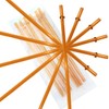 Orange Replacement Acrylic Straw Set of 6, Fits 16oz, 20oz,