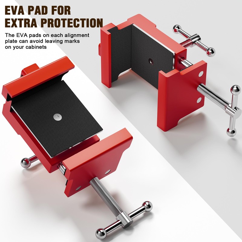 2-Pack Cabinet Clamps for Installing Cabinets, Face Frame Clamps Cabinet