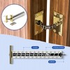 Bwintech 1 Pc Gold Finishing Door Closer for Internal Doors,Suitable