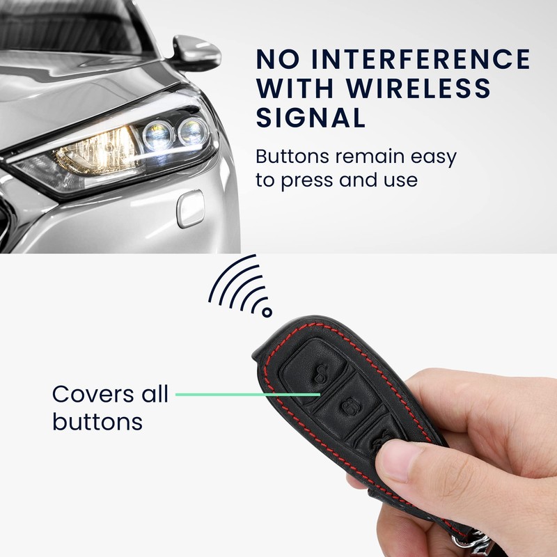 kwmobile Case for Ford 3-Button Car Key Case / Key