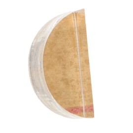 WOONEKY Precision Eyeshadow Pressing Tool Stamper Seal Compact Size for Blush Eyebrow 1/2 Circle Crystal Tool