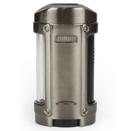Hammersmith The Tank Quad-Flame Torch Lighter- Gunmetal