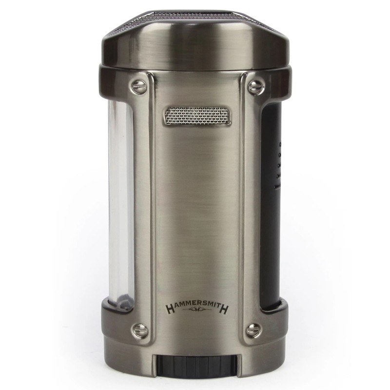 Hammersmith The Tank Quad-Flame Torch Lighter- Gunmetal