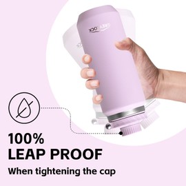 Greylock 20 oz Water Bottle Insulated, BPA-Free Reusable Water Bottles Stainless Steel, Leak Proof Kids Travel Water Bottle with Straw Lid, Double-Wall Vacuum Insulation, 24 Hours Cold (Lilac Purple)