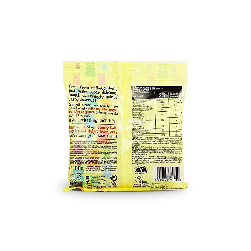 Free From Fellow Gummy Bears, 100g