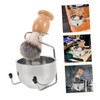 NOLITOY Men's Shaving Brush Set Stainless Steel Shaving Bowl and