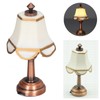 Miniature Lamp 1/12 Scale White 6cm Overall Height Battery Operated