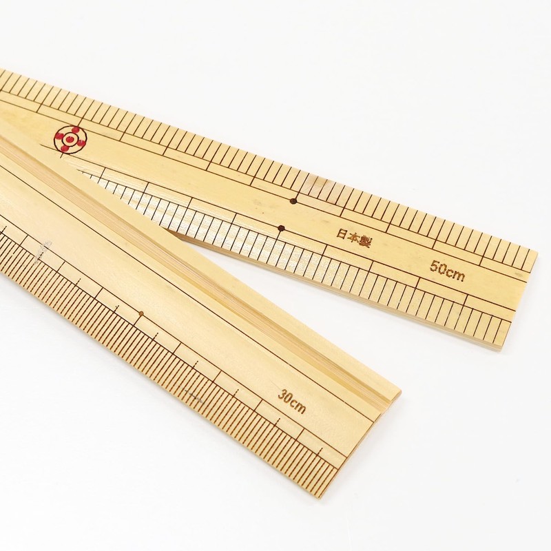 Kushida Measuring Instrument Manufacturing Co., Ltd. Bamboo Ruler 7.9 x