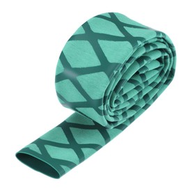 sourcing map Heat Shrink Tube for Fishing Rod Grips 20mm Diameter 32mm Flat 3.3ft 1.8:1 Ratio Green