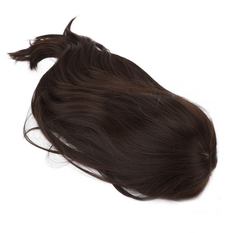 Women Synthetic Wig Long Straight Black Wigs Elastic Hair Wig