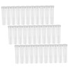 SUPVOX 100Pcs Transparent Hydroponic Flower Vases Desktop Plant Propagation Tubes