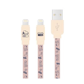 Gourmandies Peanuts Snoopy Lightning Cable Pink SNG-743PK