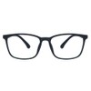 ALWAYSUV Fashion Classic Vintage TR90 Frame Glasses Full Format Clear