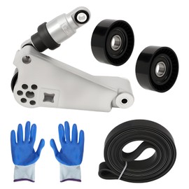 Drive Belt Kit with Belt Tensioner & Idler Pulleys forWrangler 2012-2017 Wrangler JK 2018 3.6L V6 4627038AA-KIT 4627038AAKIT 4627038AA