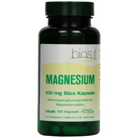 Bios Magnesium 100 mg 100 Capsules Pack of 1 x 50 g
