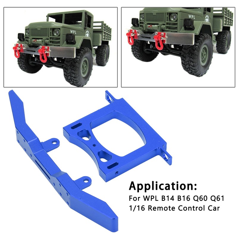 RC Metal Bumper Front Rear Car Defender Set Aluminum for
