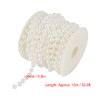 Pearl Bead String, 10m/roll Grinding Pearl Wire Beads Garland String