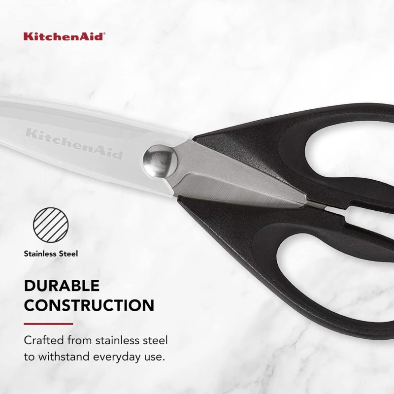 KitchenAid All Purpose Kitchen Shears with Protective Sheath Durable Stainless