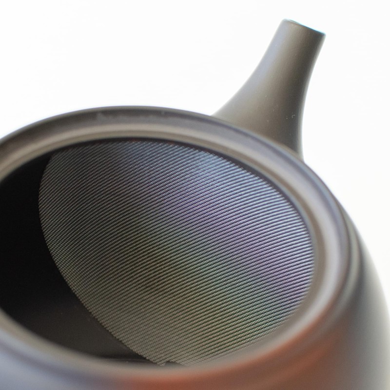 Tokoname Ware 270612 Bamboo Shun Kiln Teapot, Large Capacity, For