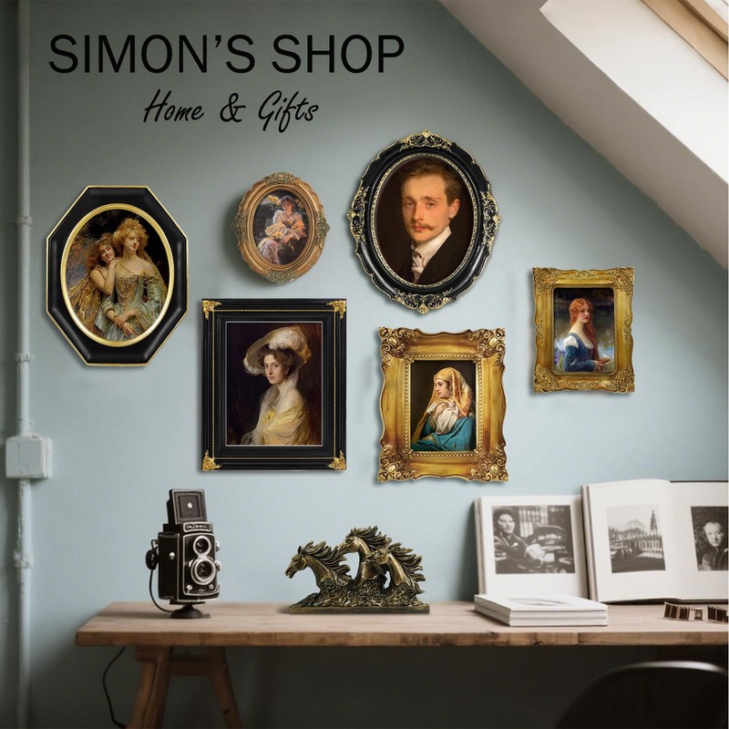 SIMON'S SHOP Vintage 11x14 Picture Frame for Gallery Wall Display,