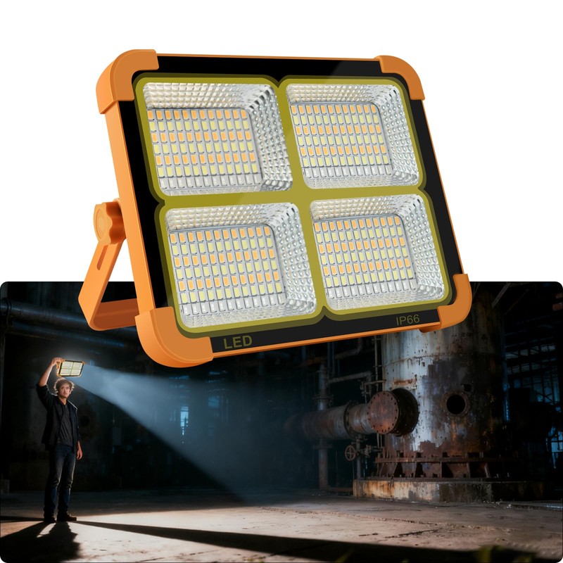 CosyEasy Portable LED Work Solar Light 100W 16500mAh 10000 LM