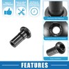 A ABSOPRO Door Hinge Nuts Anti Rust Hinge Lock Bolts