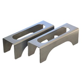 Fire Dogs/Andirons, Ultra Compact Size for stoves and Inserts, Clean and Modern Design"Mini"