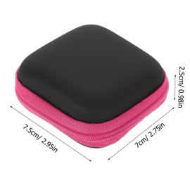 SHINEOFI Earbuds Case Holder Portable Electronic Organizer Bag for Travel Storage Pouch for Earphones Cables Accessories Stylish Design Quick Access Zipper