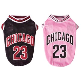 Dog Basketball Jersey Clothes Boy Girl Dog Pet Vest Clothes Puppy Shirt Apparel Cute Outfit Summer Fashion Cotton Dog Tshirt Female for Large Dogs, Medium & Small Chihuahua,Yorkies