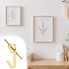 QWORK Picture Hangers 100 lb, 20 Pieces Heavy-Duty Picture Hooks