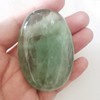 Manekieko Natural Green Fluorite Worry Stones Oval Palm Pockets Healing