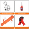 WUDIME Magnet Fishing Kit, Includes 760 Lbs Strong Pulling Force