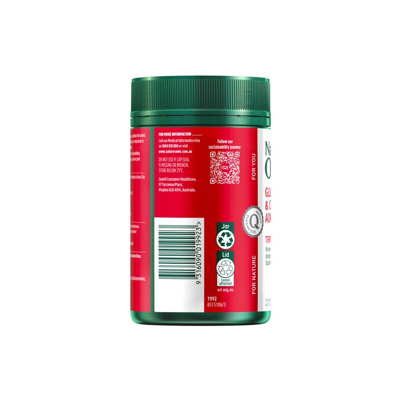 Nature's Own Natures Own Glucosamine Sulfate & Chondroitin Advanced 180