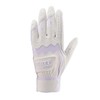 Zett BG681HSA Batting Gloves, Palm, Natural Leather, Both Hands, High