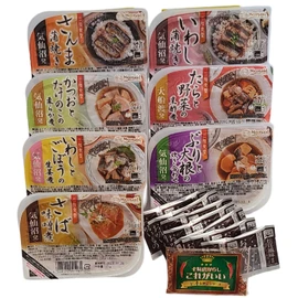 Sanriku Shokudo Ready-to-Eat Japanese Style Side Dishes, Set of 7 Types, Retort, Room Temperature, Japanese Cuisine, Side Dishes Included