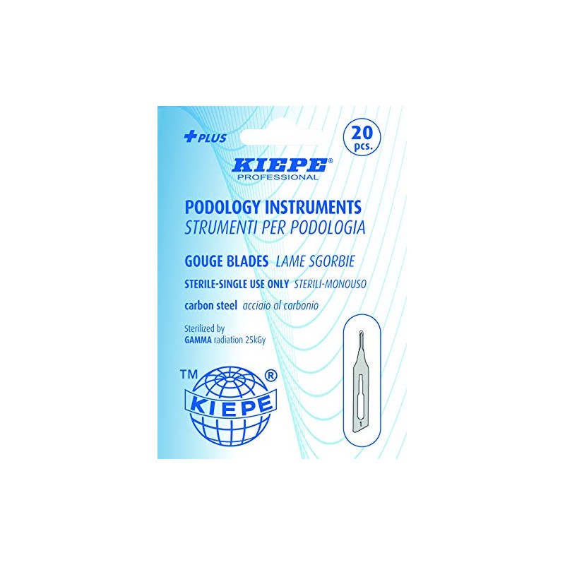 Sägeblatt Nr. 12 Stahl Kiepe Professional Maniküre Pedicure -20Stk.