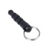 Mikankawa Earphone Jack with Key Ring 3.5mm Audio Interface Dustproof