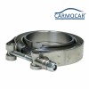 Carmocar Universal 2.25'' V-Band Clamp & Flange Kit for Turbo