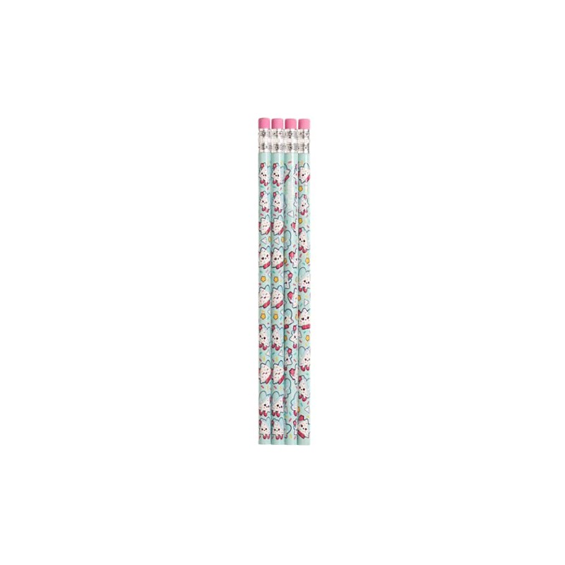 Smiggle Pencils x 4 Pack Scented Wooden With Eraser Top