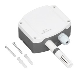 Cocoarm Temperature Humidity Sensor Wall Mounted Temperature Humidity Transmitter 4~20mA Analog Signal Output High Accuracy, Industrial IP65 Dust Resistant Protection Grade