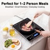 COVORM 8" Lightweight Titanium Enameled Cast Iron Skillet, Hammered Nonstick
