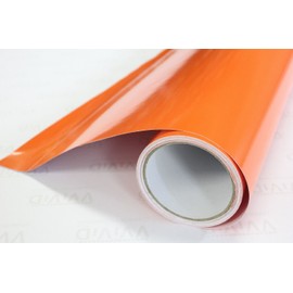Orange High Gloss Realistic Paint-Like Microfinish Vinyl Wrap Roll with VViViD XPO Air Release Technology (3ft x 5ft)