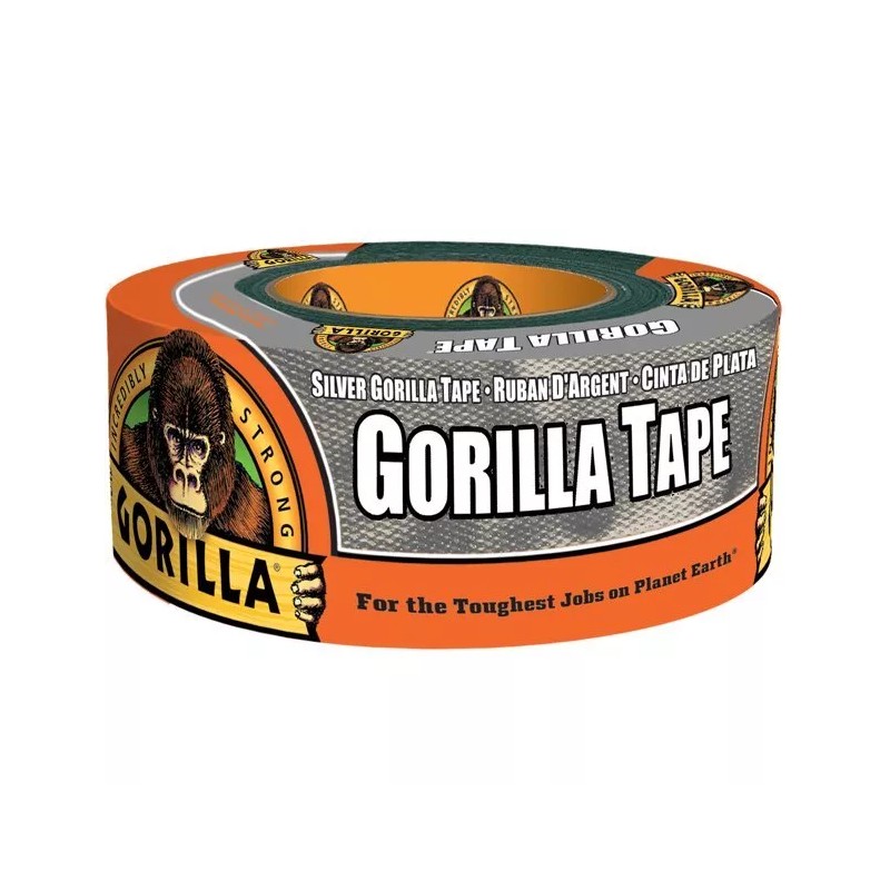 Gorilla Silver Gorilla Duct Tape Heavy Duty Double Thick 1.88