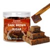 Brown Sugar Cubes, 250g/8.82oz Handmade Ancient Black Sugar, Deep Molasses