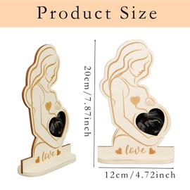 Baby Picture Frame, Expecting Mum Gift, Gifts for Expecting Mothers, Baby Ultrasonic Sonogram Picture Frame for Expecting Mother Father to Be Baby Shower